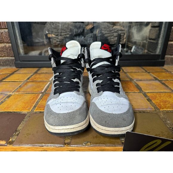 Youth 6y Air Jordan 1 Retro Washed Black Athletic Basketball Sneakers FD1437-051 - Picture 3 of 9